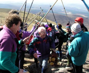 Ian on Sgor Gaoith Summit