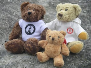 The trio of Rescue Teddies