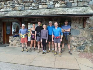 Wasdale team members before the run