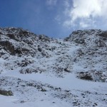 Ice forming in the Red Gill Area on Scafell
