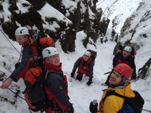 A happy group at the top of Lord's Rake