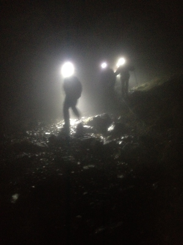 Descending from Beck Head