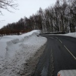 A cornice over the A595 at Muncaster